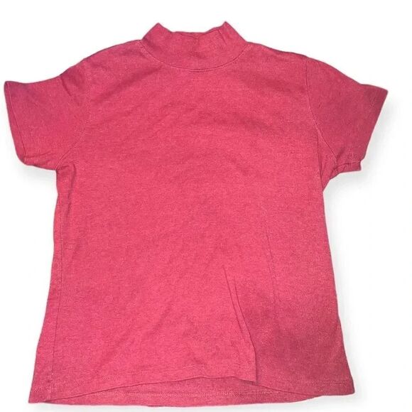 Vintage y2k Phoebe mock neck short sleeve tee - Picture 1 of 2